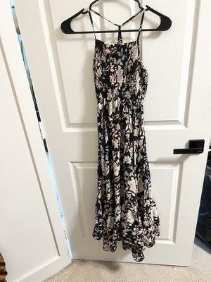 Free People Intimately Heatwave Maxi Slip Dress Size XS Black