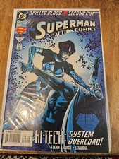 Superman in Action Comics #694 (1994, DC Comlcs) Hi-tec, Spilled Blood