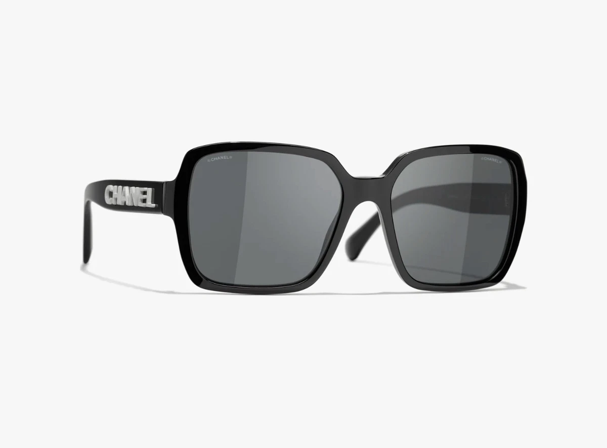 CHANEL Gray Square Sunglasses for Women for sale | eBay