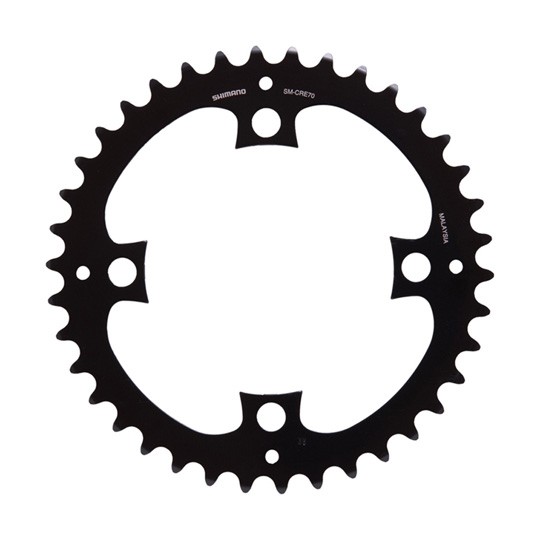Piatto e bike/vae monodiametro 104 38 denti nero shimano cre70 e8000/e8050/m8050