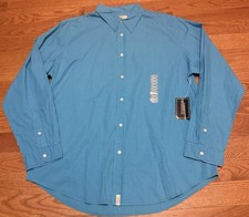 NEW Vtg Polo Jeans Co Ralph Lauren Shirt XXL Blue Striped Button Down 90s NWT