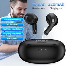 Mpow Wireless Translator Earbuds 114 Languages Real Time AI Translation Earphone