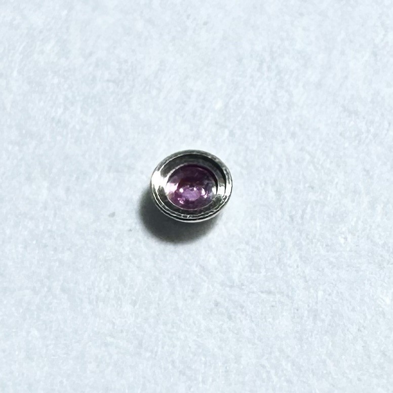 ピアス　No.4935 NOS DIASHOCK HOLE JEWEL WITH FRAME SEIKO 5606 5626 6105 6117 6138