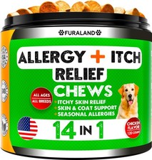 Dog Allergy Relief Chews - Dog Itch Relief - Omega 3 Fish Oil 