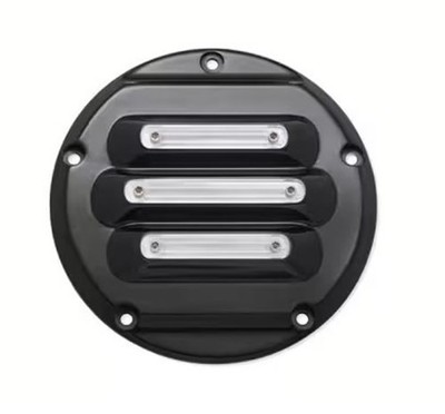 HARLEY-DAVIDSON Derby Deckel Dominion Kollektion glanzschwarz