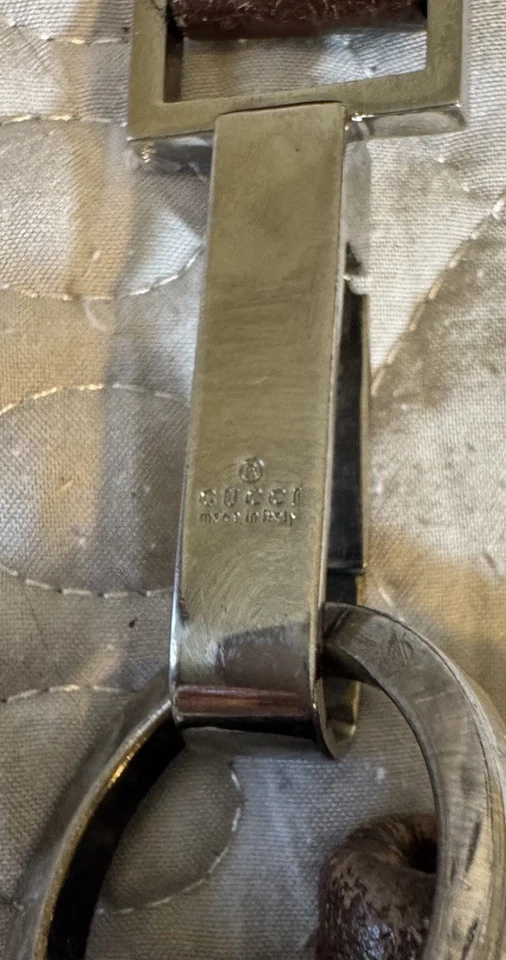 GUCCI GG Canvas Shoulder/Crossbody Beige/Brown Leather Silver Hardware W/ COA - Image 2 of 4