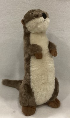 The Petting Zoo Plush Standing River Otter Stuffed Animal 13''