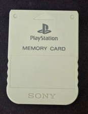 Playstation 1 PS1 Official OEM 15 Block Memory Card SCPH-1020 TESTED US SELLER