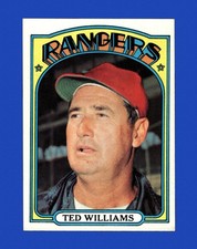 1972 Topps Set-Break #510 Ted Williams EX-EXMINT *GMCARDS*