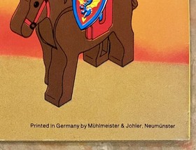 Vintage LEGO 6085 Black Monarch's Castle instruction manual only Legoland Castle