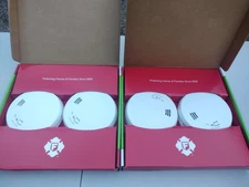 4-Pack First Alert 2-in-1 Smoke & Carbon Monoxide Alarms Voice Location Alerts