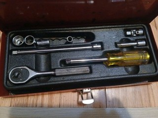 Proto 1/4" Drive Ratchet Set in Case