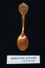VINTAGE Miniature Spoons Utah Solid Copper Lot#112 RARE FIND!