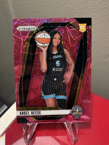 2024 Panini Prizm WNBA Angel Reese #147 Rookie Pink Velocity /79 RC