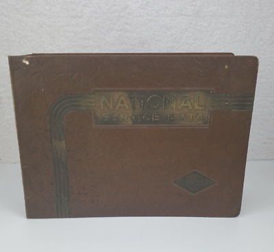 Vintage National Service Data Part Numbers Manual Guide Repair