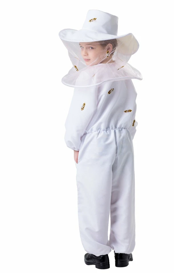 Dress-Up-America Beekeeper Costume for Kids - White Bee Keeper Dress Up - Image 2 of 4