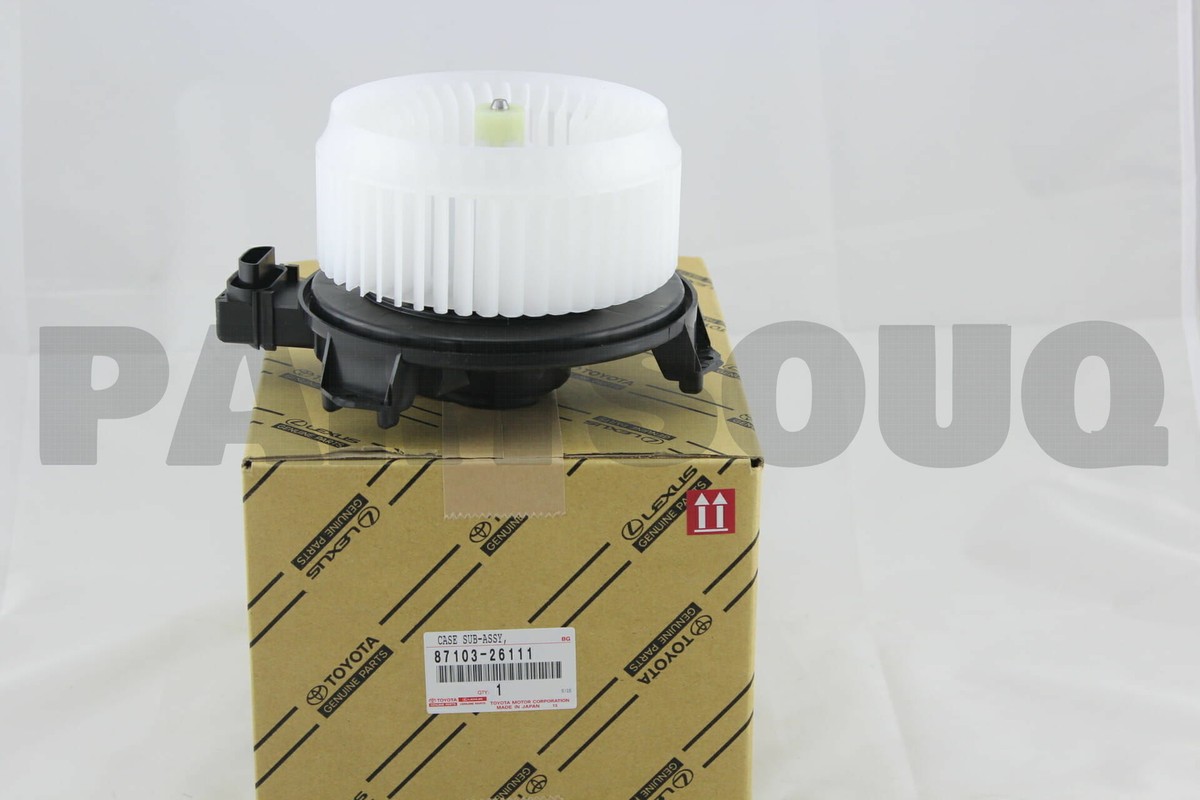 8710326111 Genuine Toyota MOTOR SUB-ASSY, BLOWER W/FAN 87103-26111