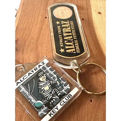 Alcatraz Key Club Keychain Set - Stolen Property From Federal Penitentiary
