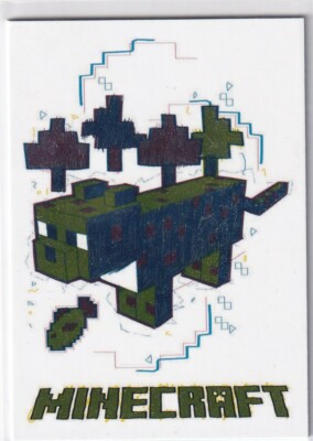 Panini Minecraft Time to Mine Trading Cards Karte Nr. 129 Sketch Card Ocelot