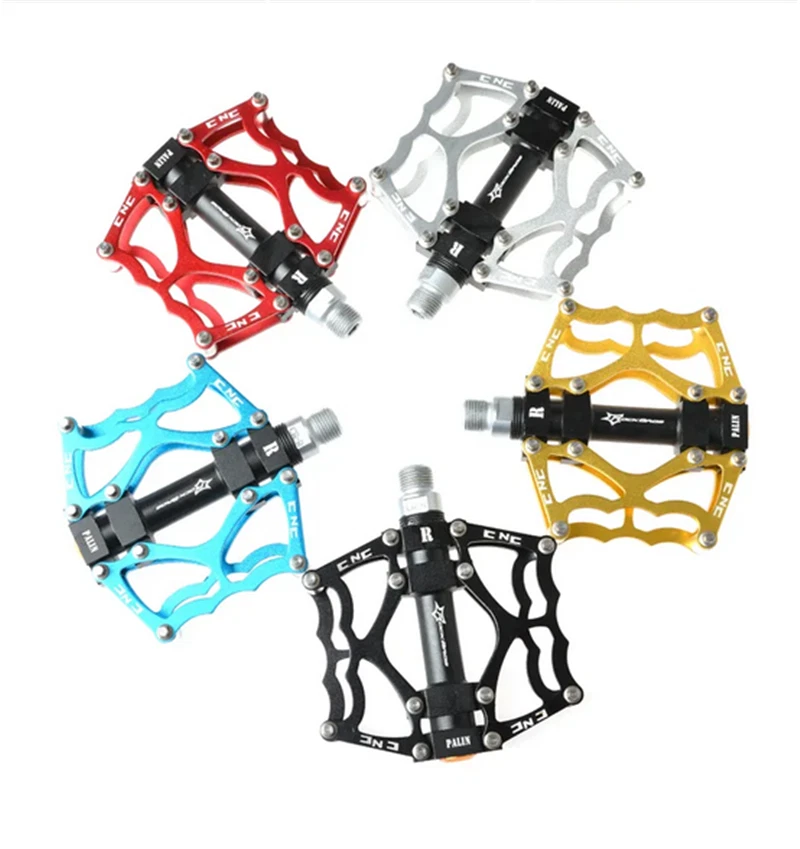 RockBros 9/16" MTB Bicicleta Pedales Aluminio BMX Carretera Bicicleta de Montaña Plataforma Plana Foto 2 de 4