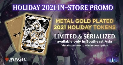 Serialised Gold Plated Metal Treasure Token SUPER LIMITED 150 in