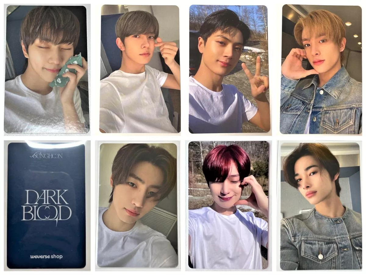 ENHYPEN Dark Blood Weverse Global Shop Showcase Limited Official Photocard  PC