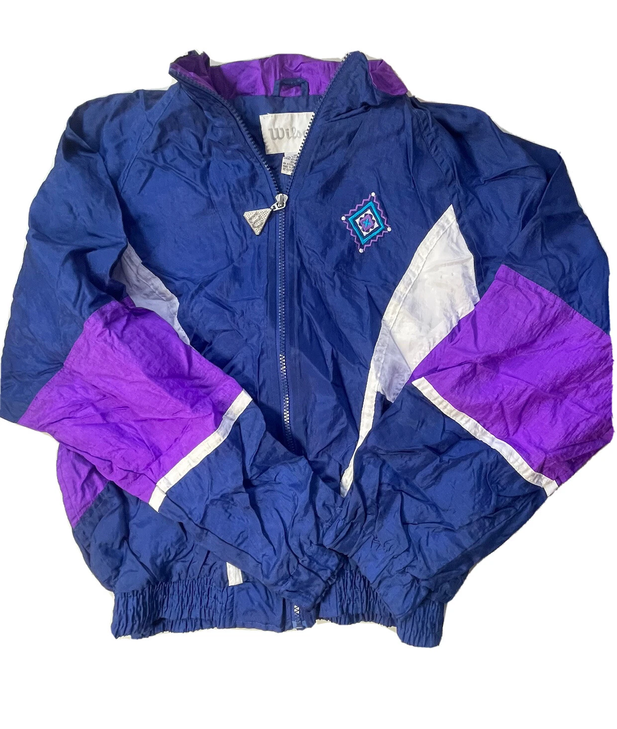 Vintage Wilson Windbreaker Aztec Pattern Jacket M