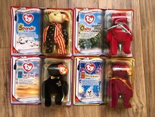McDonald's Ty Teenie Beanie Babies 4 Millennium The End Spangle Osito UNOPENED