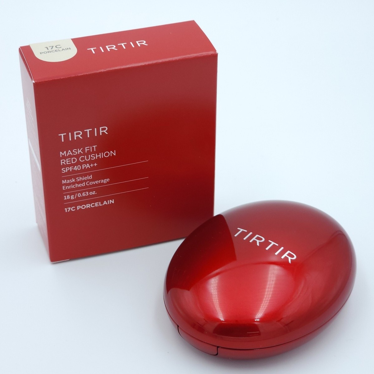 TIRTIR Mask Fit Red Cushion SPF40 PA++ 18g Brightening Anti