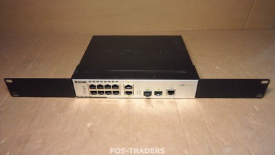 D-LINK DGS-3000-10TC 10-Port Gigabit L2 Managed Switch + 2X SFP PORTS  RACKMOUNT