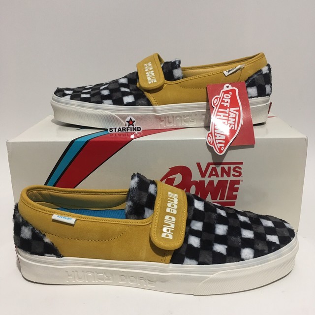 david bowie slip on vans