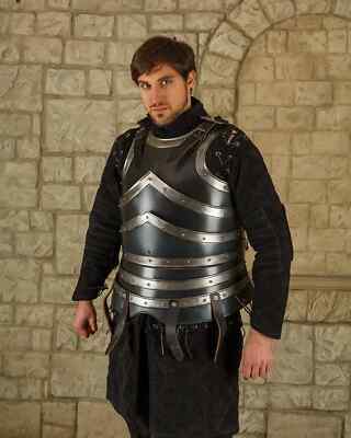 Medieval Knight Steel Edward King Cuirass Armor- Cosplay Breastplate Armor- Larp