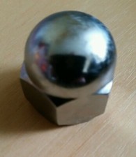 TRACTOR CHROME STEERING WHEEL NUT