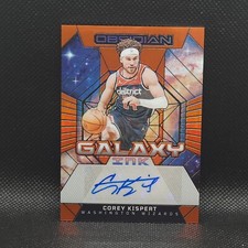 2023-24 Obsidian Corey Kispert Galaxy Ink Orange Auto 74/75 #GI-KIS