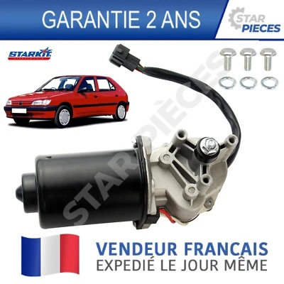 Moteur d'essuie-glace avant PEUGEOT 306 93-02 640589 6405-89 6405.89 - Photo 1/4