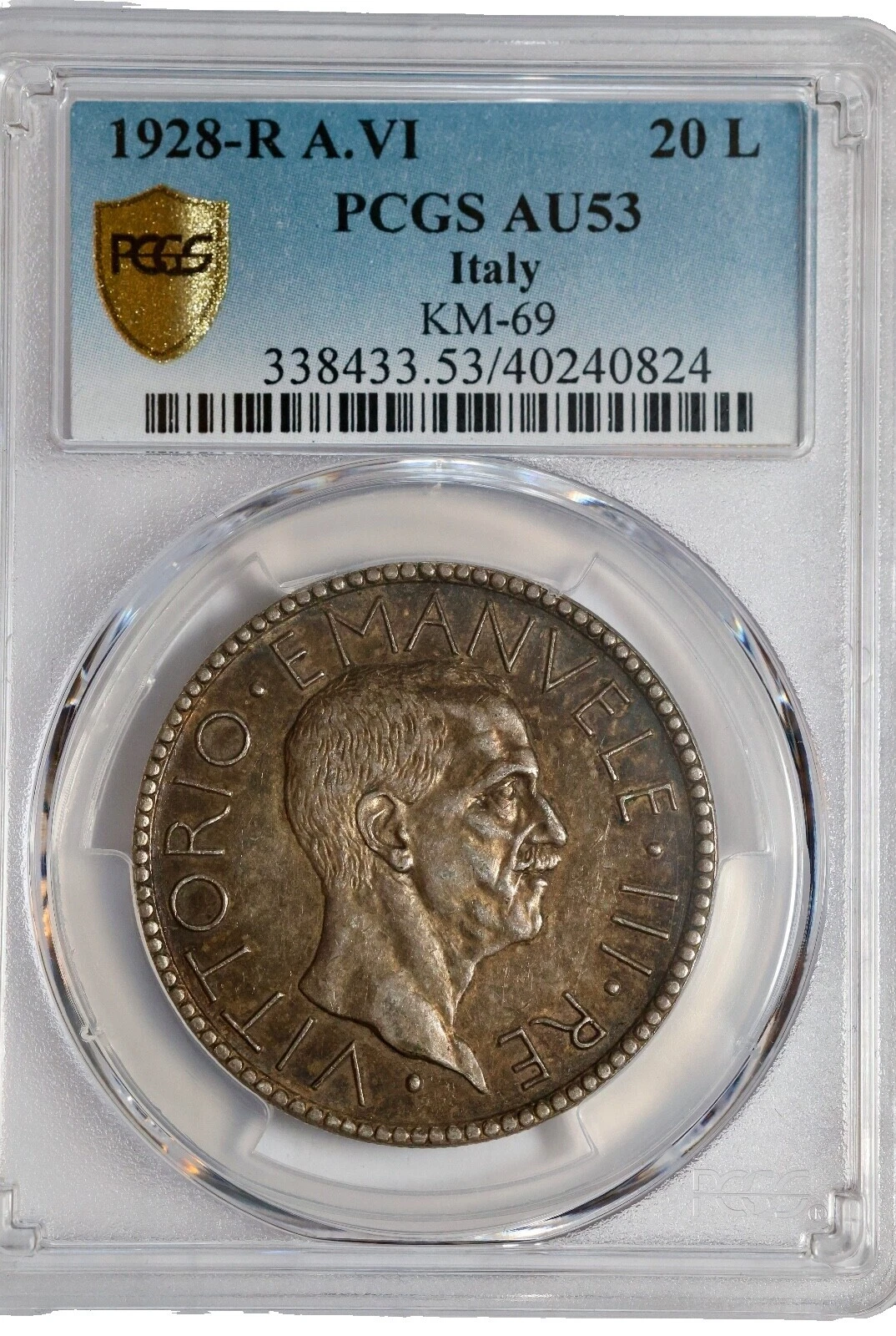 1928 Year Italian, Sammarinese & Vatican Coins