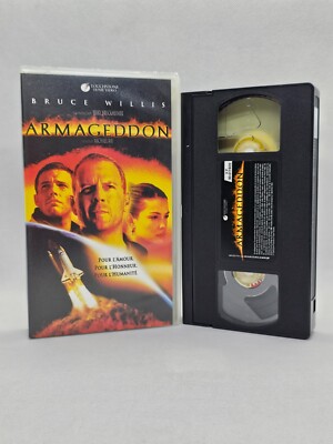 Armageddon VHS, Katastrophenfilm, Touchstone Video, 1998, Bruce Willis