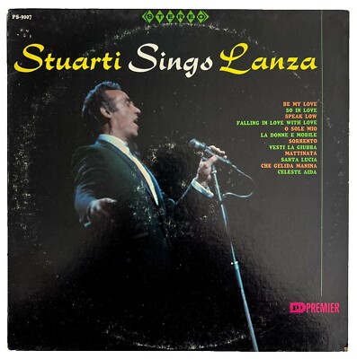 Enzo Stuarti Sings Lanza Vinyl Record 1960s 33 Italian Vocal Performance VRA18