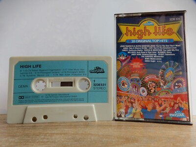 HIGH LIFE 20 TOP HITS ABBA GIBB ONIONS GENESIS HELLO KASSETTE MC TAPE 1978 POLY