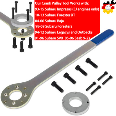 499977000 Crank Pulley Tool V2 Wrench Holder Timing Belt Ring Pin Kit For Subaru