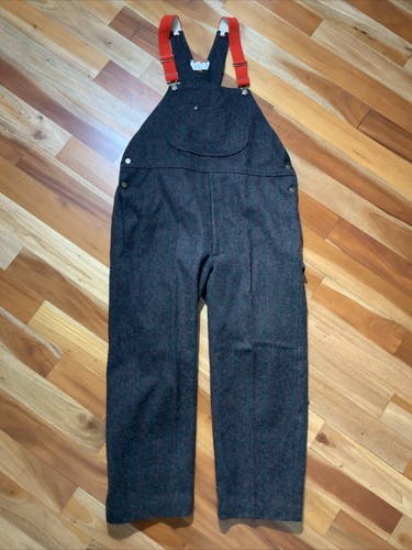 L.L. Bean Vintage Wool Gray Striped 
