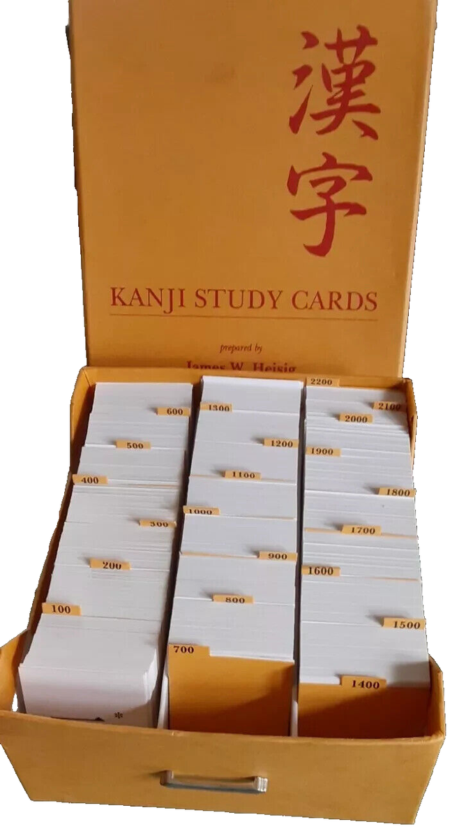KANJI STUDY CARDS JAMES W. HEISIG 2042 Kanji cards | eBay