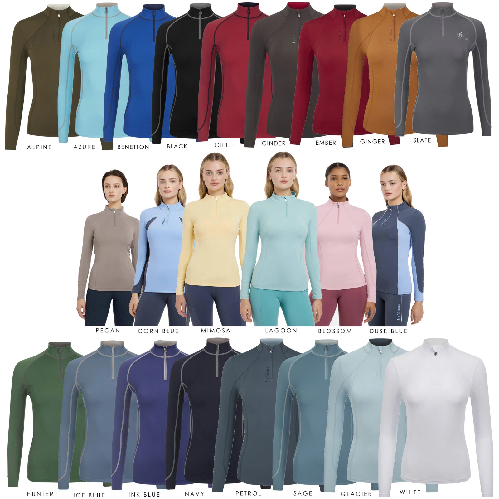 LeMieux Base Layer Technical Wicking Active Stretch Shirt XC Top New Summer 2025
Opens in a new wind