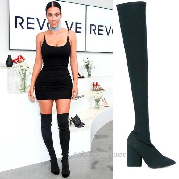 Yeezy thigh high best sale boots