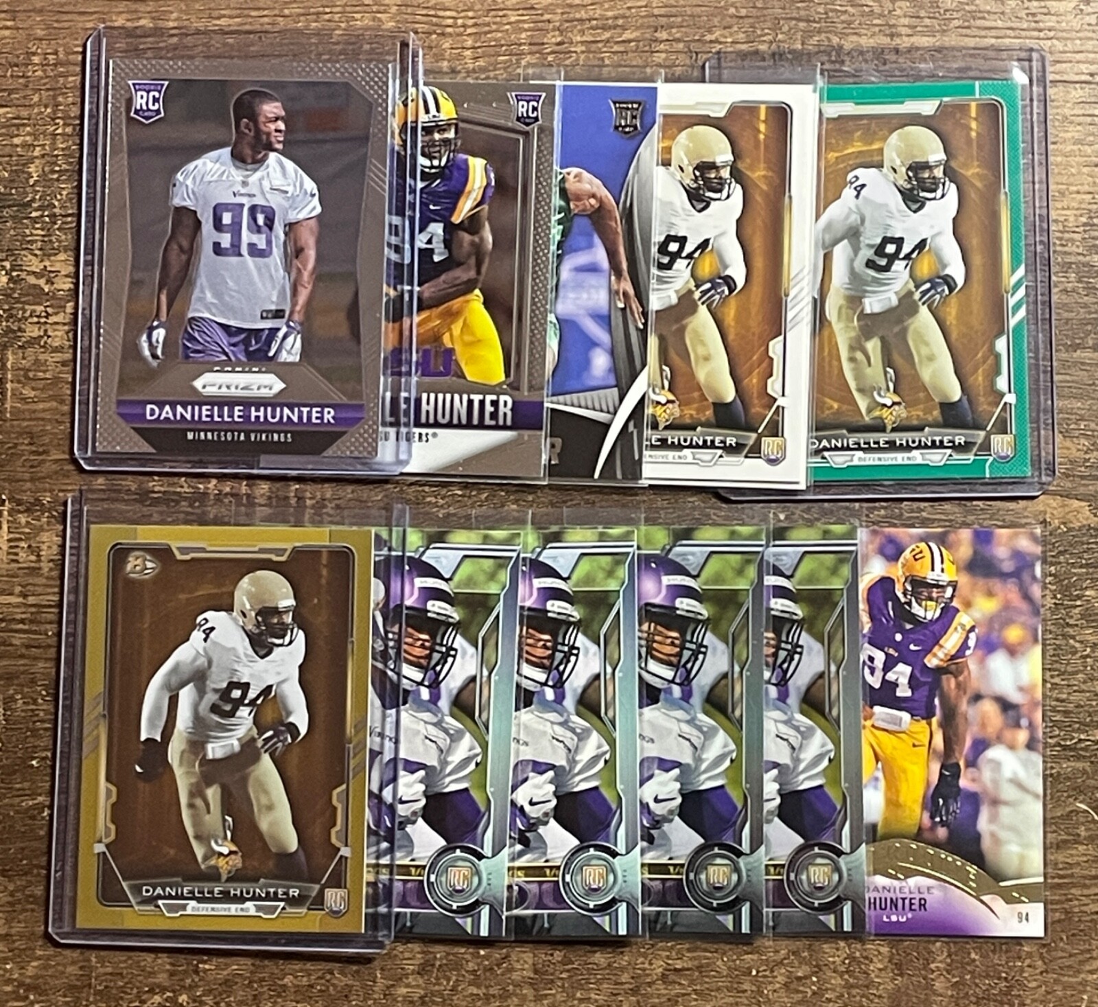 Danielle Hunter 2015 Panini & Topps Rookie Cards, Vikings, You Pick