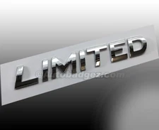 1 - Brand New 3D adhesive LIMITED chrome lettering emblem badge emblem ITALICS 