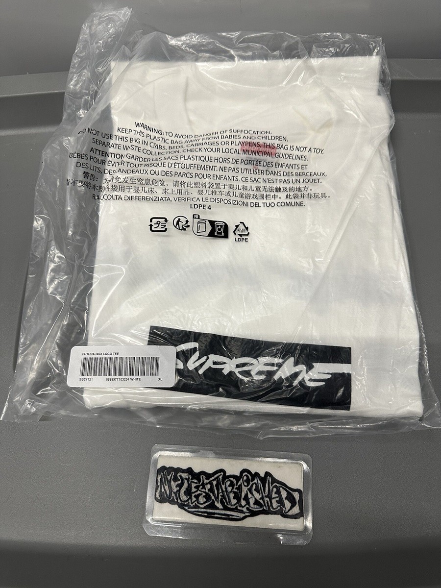Supreme Futura Box Logo Tee White XL | eBay