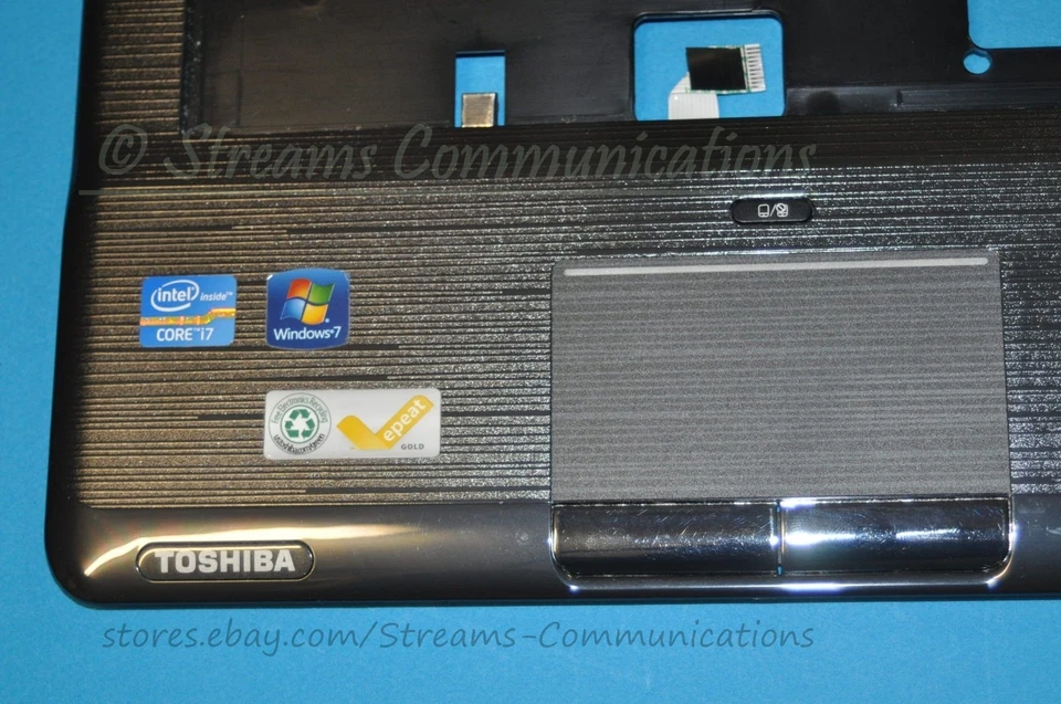 Reposamanos para portátil TOSHIBA Qosmio X770 X775 X775-Q7170 X775-Q7270 17,3" con panel táctil Foto 3 de 4