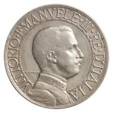 2 Lire 1908 BB+ Vittorio Emanuele III Regno d'Italia Perizia Nummus