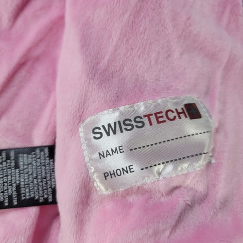 Swiss Tech Girl's Pink Purple Hombre ZIP Puffer Coat Jacket Hood Size 6 6X New - Picture 9 of 11